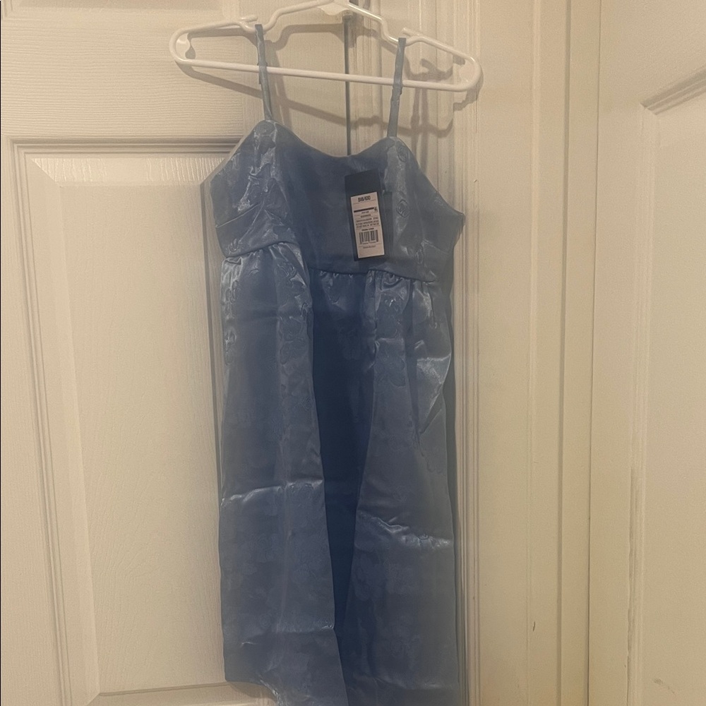 Art Class Shimmering Blue Formal Kids Dress